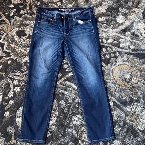 American Eagle skinny jeans dark wash